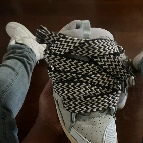 Lanvin Sneakers with Zigzag Laces - Picture 7 of 7